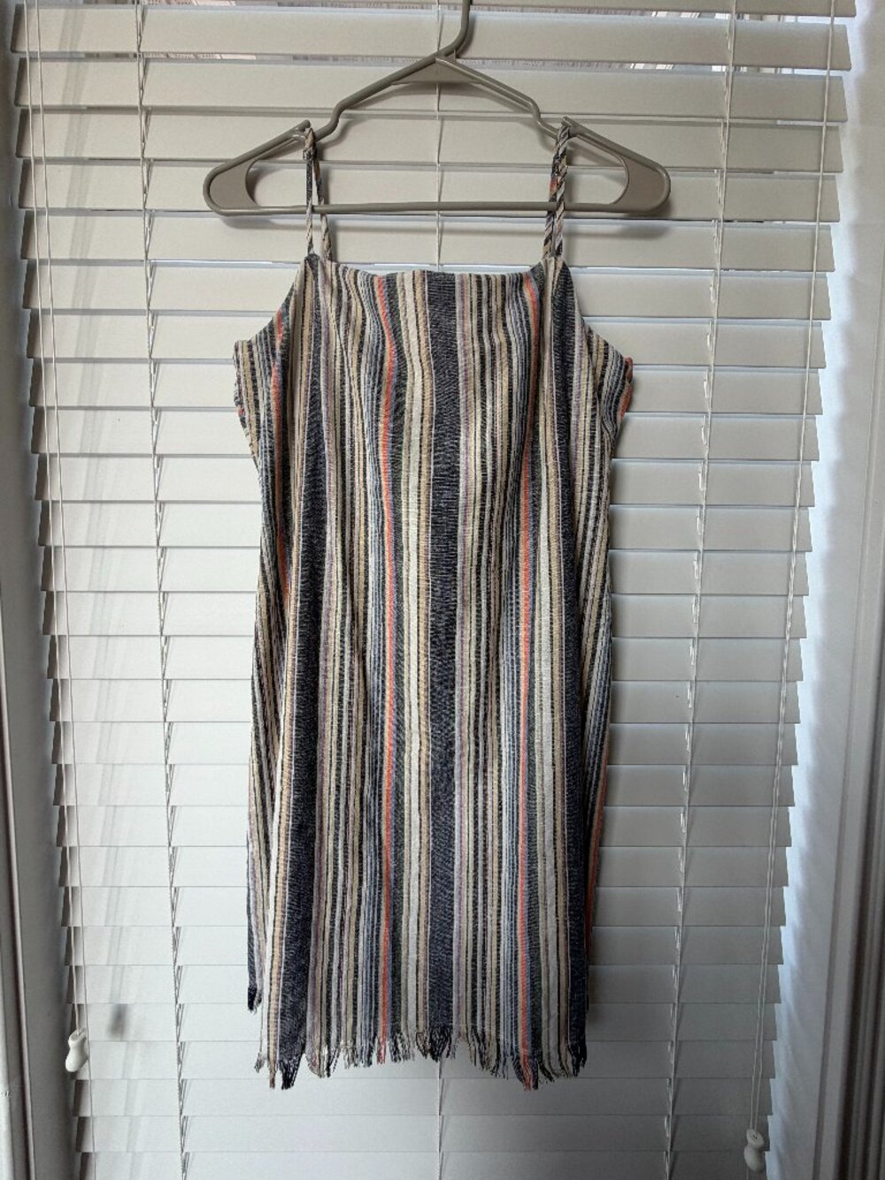 Boutique Raw Edge Mini Dress